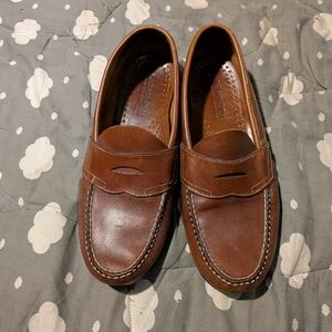 G.H. Bass & Co. Rich Brown Leather Slip-Ons